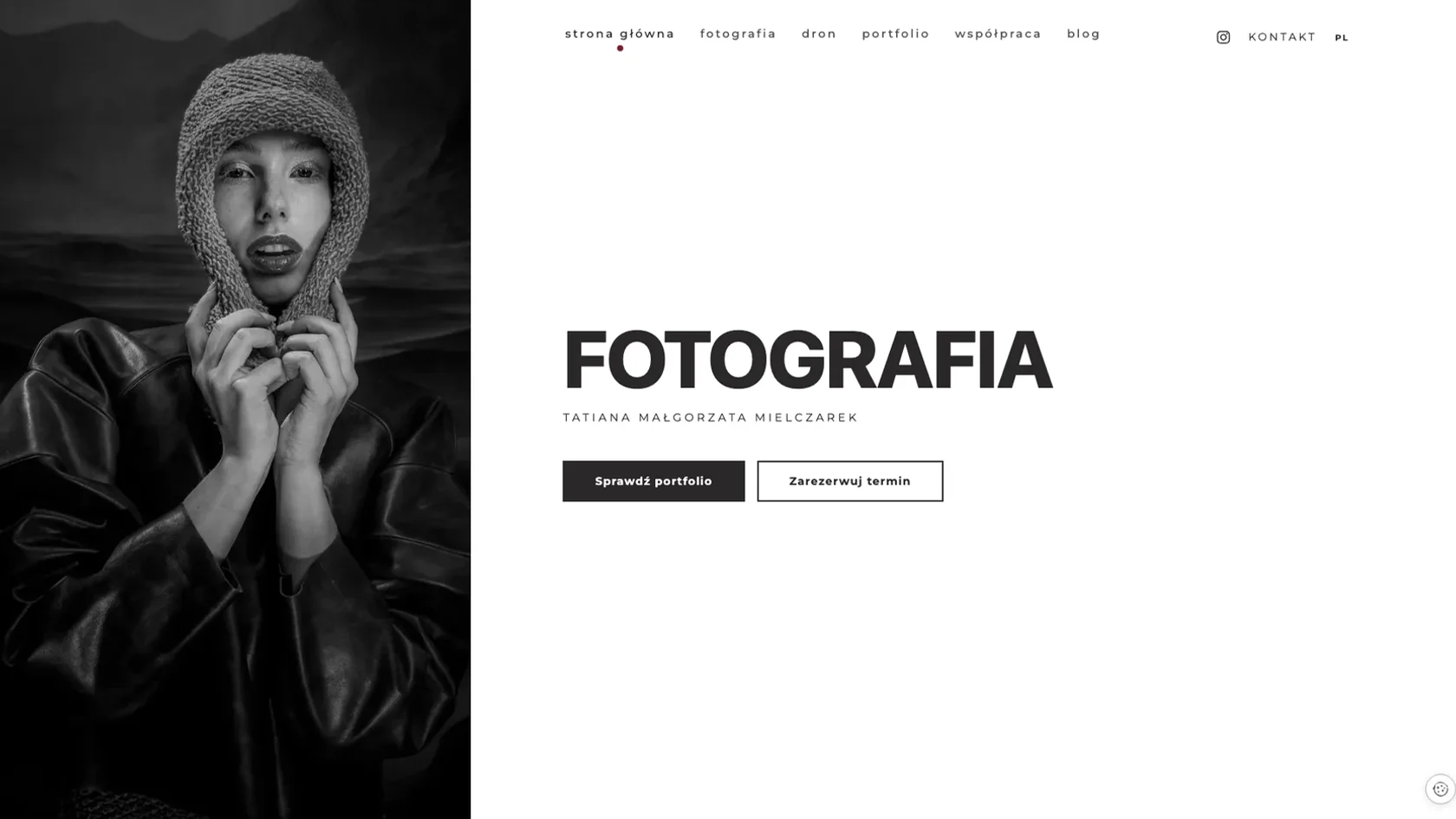 Strona Tatiana Mielczarek Fotografia - realizacja Lokalny Klik